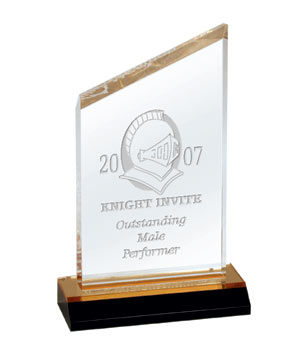 Acrylic Beveled Peak Awards